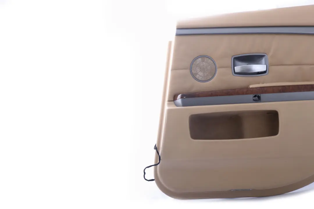 Right O/S Leather Interior Door Card Trim Panel Beige to BMW E65 Rear with Part number 7038712 BMW E65 Rear Right O/S Leather Interior Door Card Trim Panel Beige - SKU 7038712 - Part number 7038712
