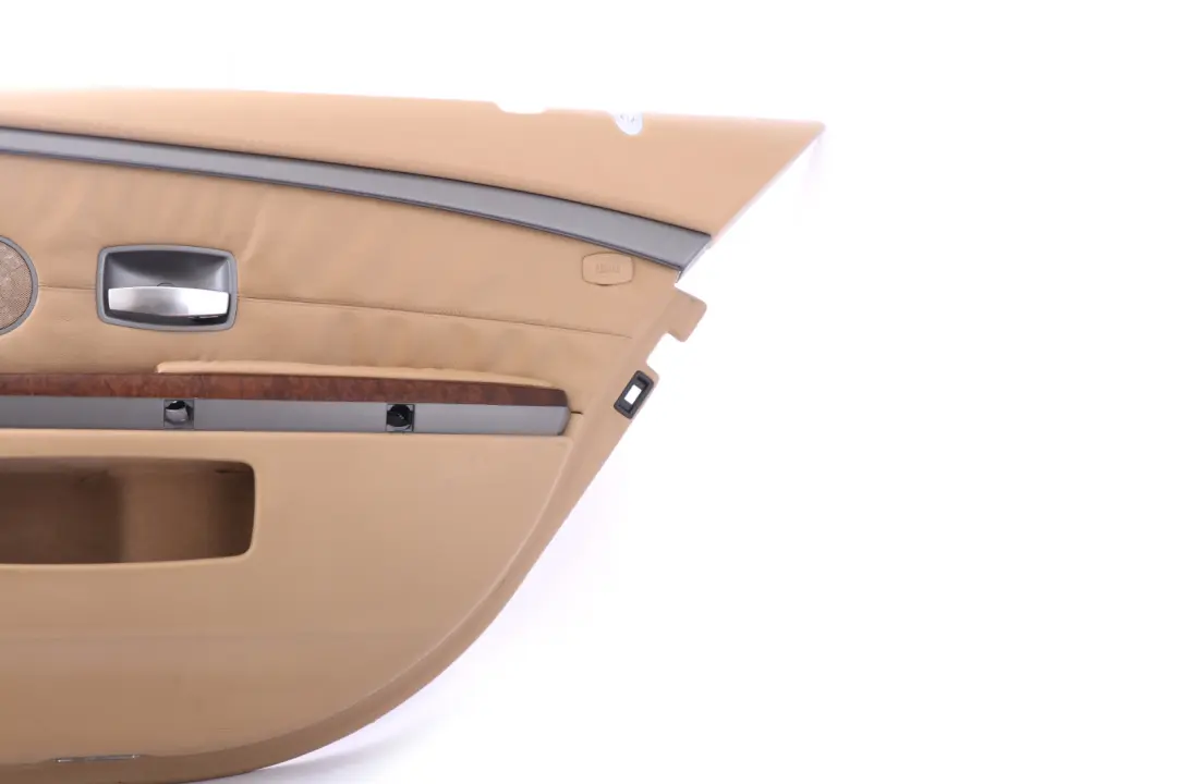 Right O/S Leather Interior Door Card Trim Panel Beige to BMW E65 Rear with Part number 7038712 BMW E65 Rear Right O/S Leather Interior Door Card Trim Panel Beige - SKU 7038712 - Part number 7038712