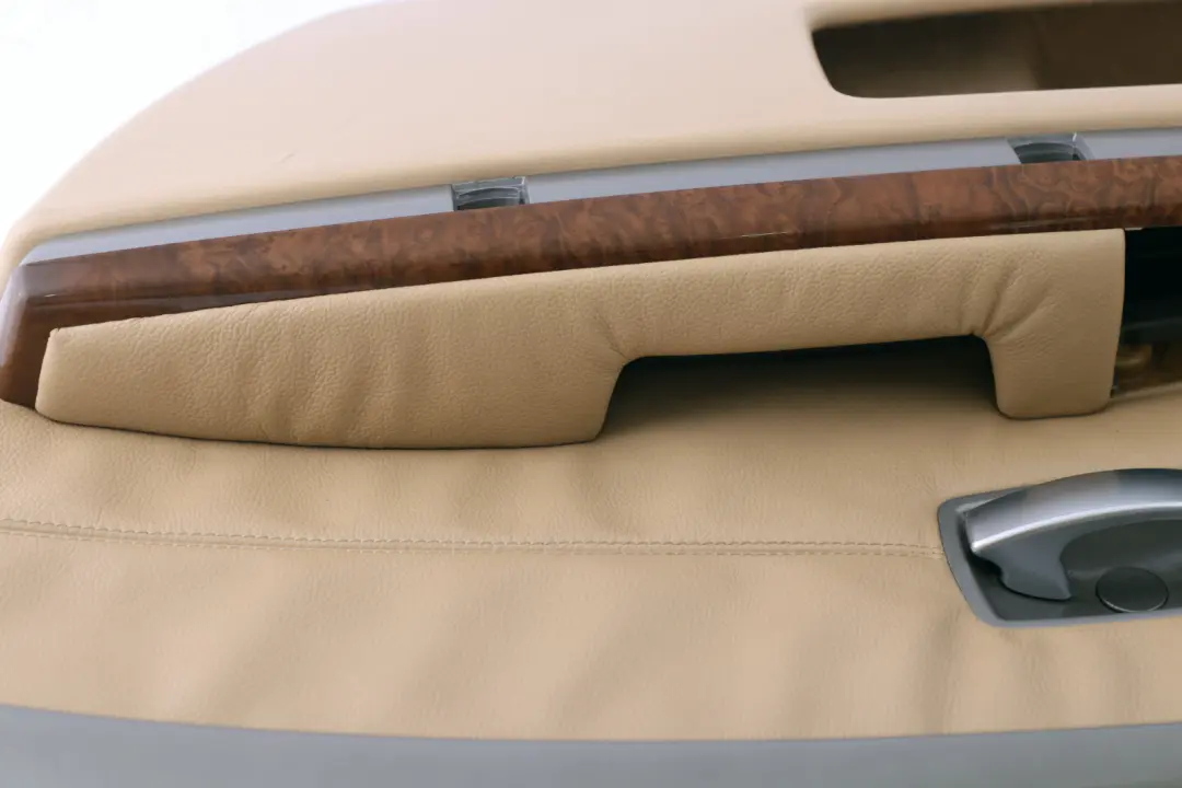 Right O/S Leather Interior Door Card Trim Panel Beige to BMW E65 Rear with Part number 7038712 BMW E65 Rear Right O/S Leather Interior Door Card Trim Panel Beige - SKU 7038712 - Part number 7038712
