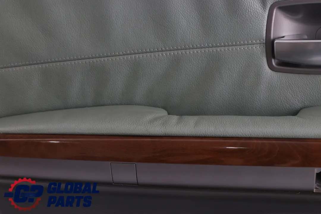 Left N/S Door Card Lining Trim Panel Green Leather to BMW 7 Series E65 E66 Rear with Part number 7038715 BMW 7 Series E65 E66 Rear Left N/S Door Card Lining Trim Panel Green Leather - SKU 7038715 - Part number 7038715