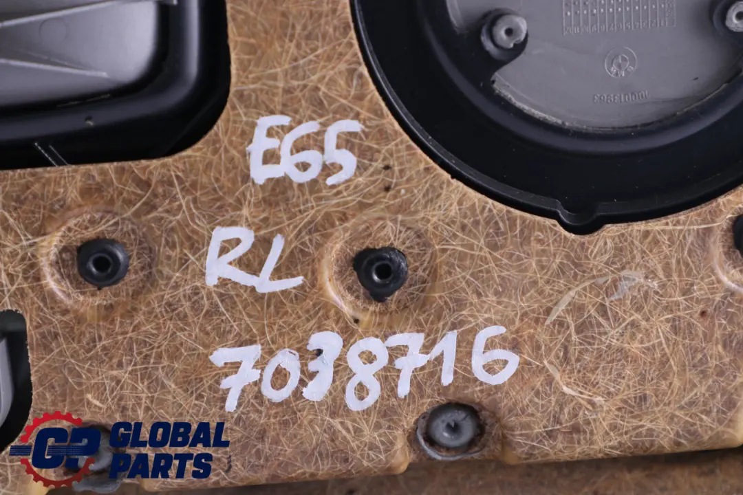 Right O/S Door Card Lining Trim Panel Green Leather to BMW 7 Series E65 E66 Rear with Part number 7038716 BMW 7 Series E65 E66 Rear Right O/S Door Card Lining Trim Panel Green Leather - SKU 7038716 - Part number 7038716