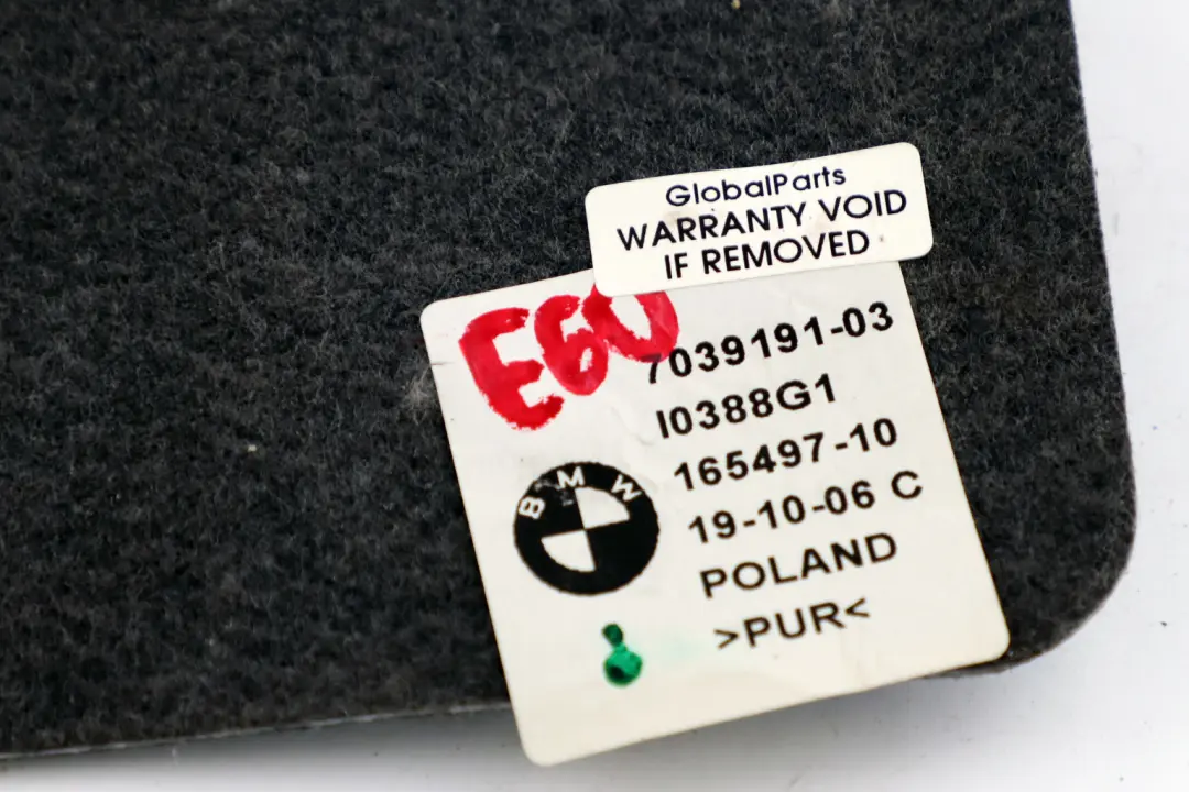  Sedile Lordosi Pad BMW E60 E61 E65 E70 Supporto Lombare Pompa Anteriore - SKU 7039191 - Numero di parte 7039190