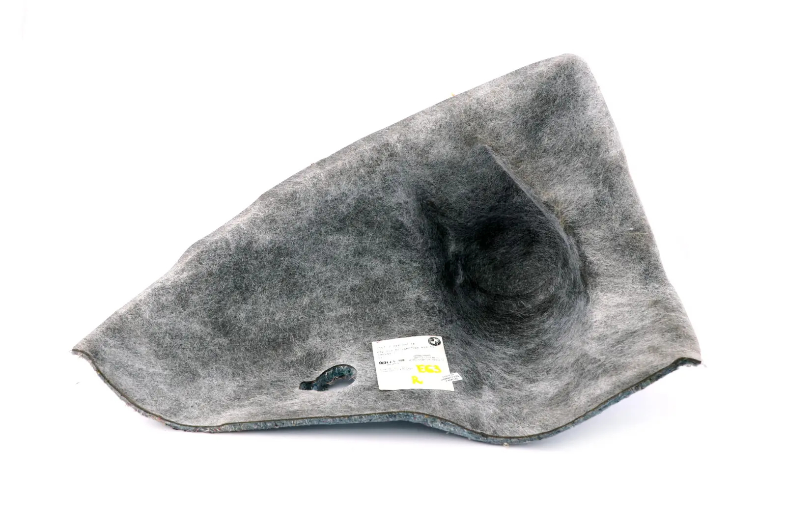 BMW E63 E63N LCI Insonorizzazione bagagliaio Alloggiamento ruota destra 7039252