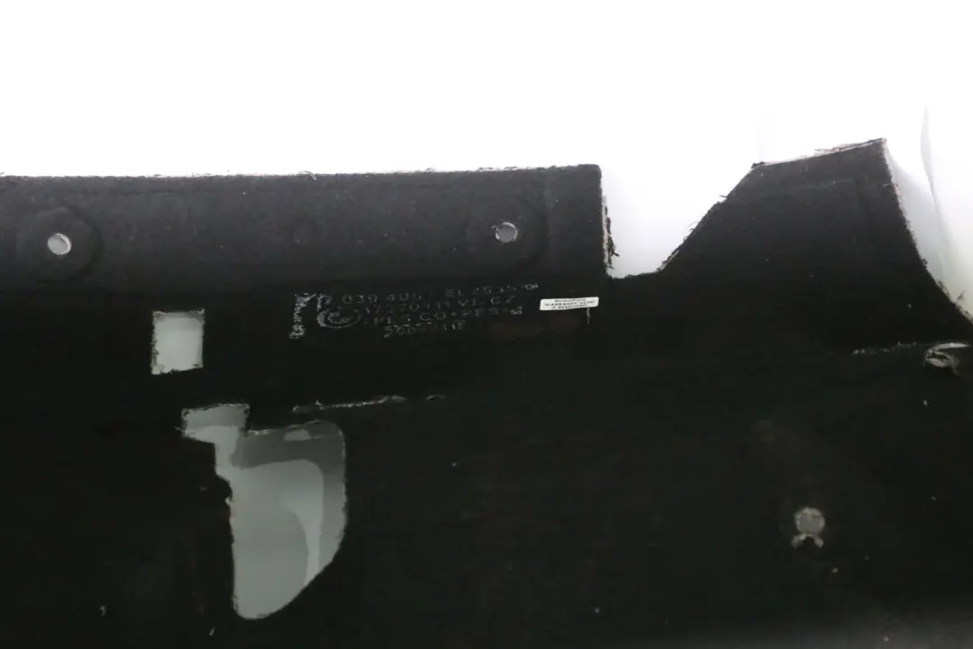 Schallisolierung Boden Hinten für BMW 5 er E60 E61 mit Teilenummer 7039405 BMW 5 er E60 E61 Schallisolierung Boden Hinten - SKU 7039405 - Teilenummer 7039405