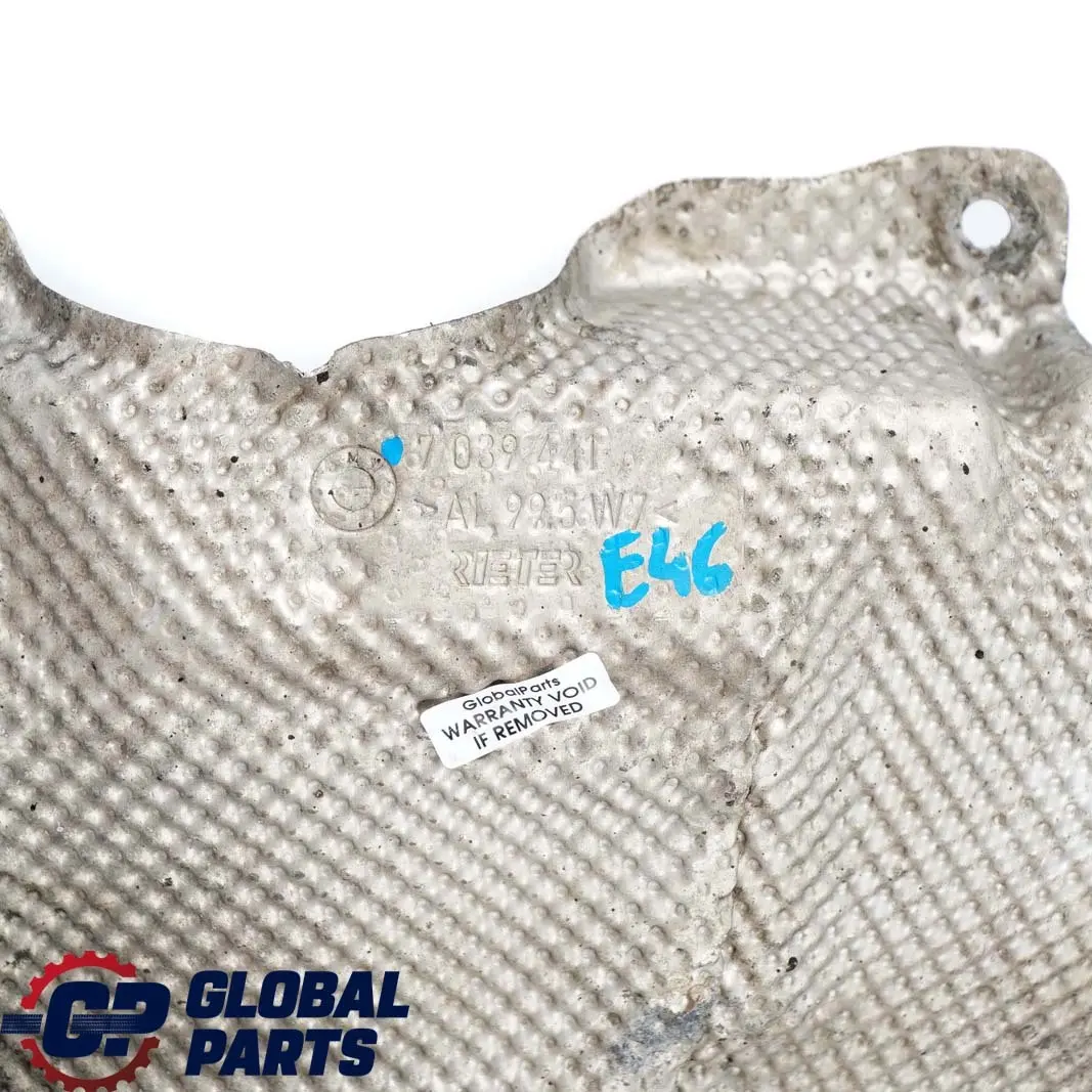 Plaque de Protection contre la Chaleur echappement ' pour BMW E46 Diesel à propos du numéro de pièce 7039441 BMW E46 Diesel Plaque de Protection contre la Chaleur echappement ' - SKU 7039441 - Numéro de pièce 7039441