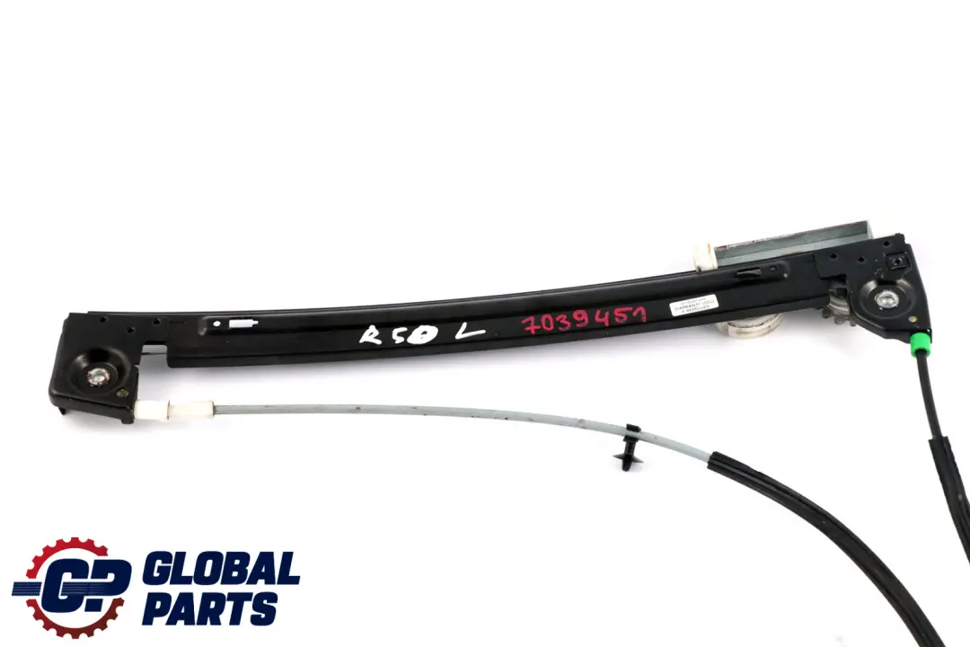 Window Regulator Lifter Passenger Front Left N/S to Mini Cooper One R50 R52 R53 with Part number 7039451 Mini Cooper One R50 R52 R53 Window Regulator Lifter Passenger Front Left N/S - SKU 7039451 - Part number 7039451