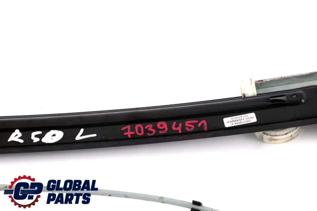 Window Regulator Lifter Passenger Front Left N/S to Mini Cooper One R50 R52 R53 with Part number 7039451 Mini Cooper One R50 R52 R53 Window Regulator Lifter Passenger Front Left N/S - SKU 7039451 - Part number 7039451