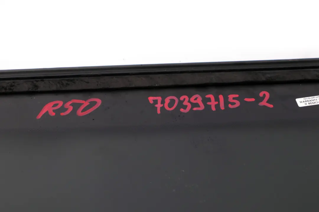 Szyberdach Szyba Dachu Tył do Mini Cooper R50 R53 o numerze 7039715 Mini Cooper R50 R53 Szyberdach Szyba Dachu Tył - SKU 7039715-2 - Numer Części 7039715