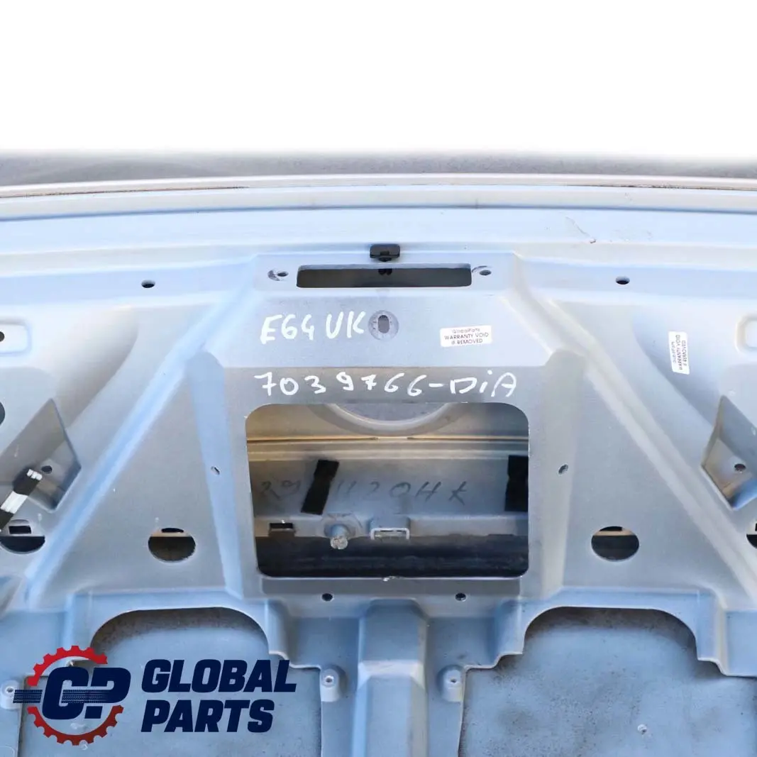 Trunk Boot Lid Tailgate Diamond Metallic - A10 to BMW 6 E64 Cabrio Convertible with Part number 7039766 BMW 6 E64 Cabrio Convertible Trunk Boot Lid Tailgate Diamond Metallic - A10 - SKU 7039766-DIA - Part number 7039766
