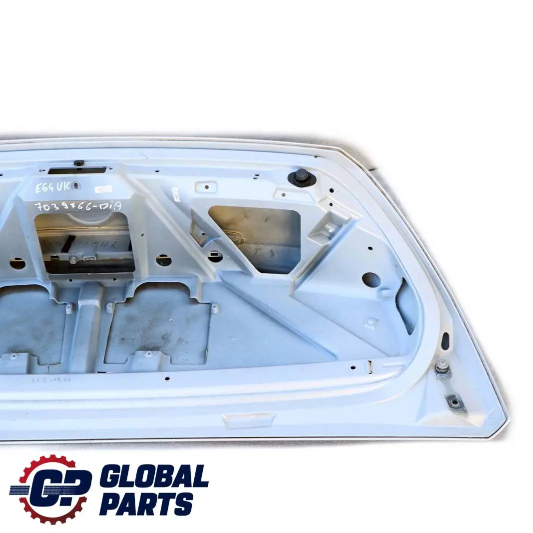 Trunk Boot Lid Tailgate Diamond Metallic - A10 to BMW 6 E64 Cabrio Convertible with Part number 7039766 BMW 6 E64 Cabrio Convertible Trunk Boot Lid Tailgate Diamond Metallic - A10 - SKU 7039766-DIA - Part number 7039766