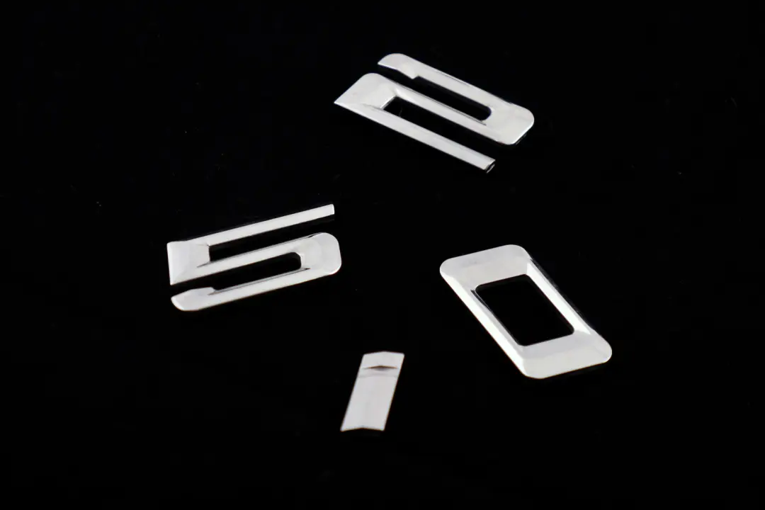 BMW 5 Series E60 E60N E61 LCI Lettering Logo Emblem Inscription 520i - SKU 7039782 - Part number 7039782