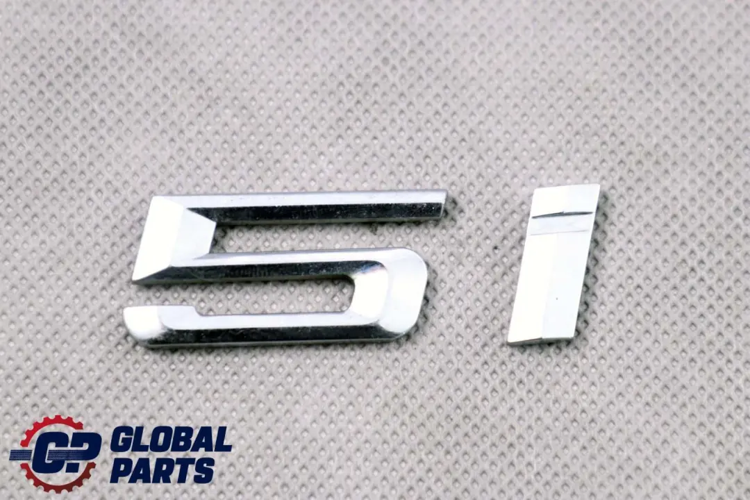 Lettering Logo Emblem Inscription 525i to BMW 5 Series E60 E60N E61 LCI with Part number 51147039784 BMW 5 Series E60 E60N E61 LCI Lettering Logo Emblem Inscription 525i - SKU 7039784 - Part number 51147039784