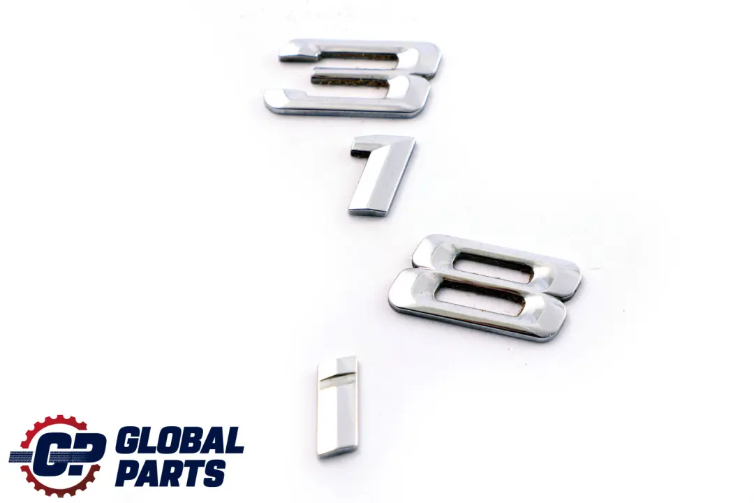 BMW 3 Series E90 E90N LCI Rear adhered 318i boot trunk lid emblem lettering - SKU 7157553 - Part number 7039787