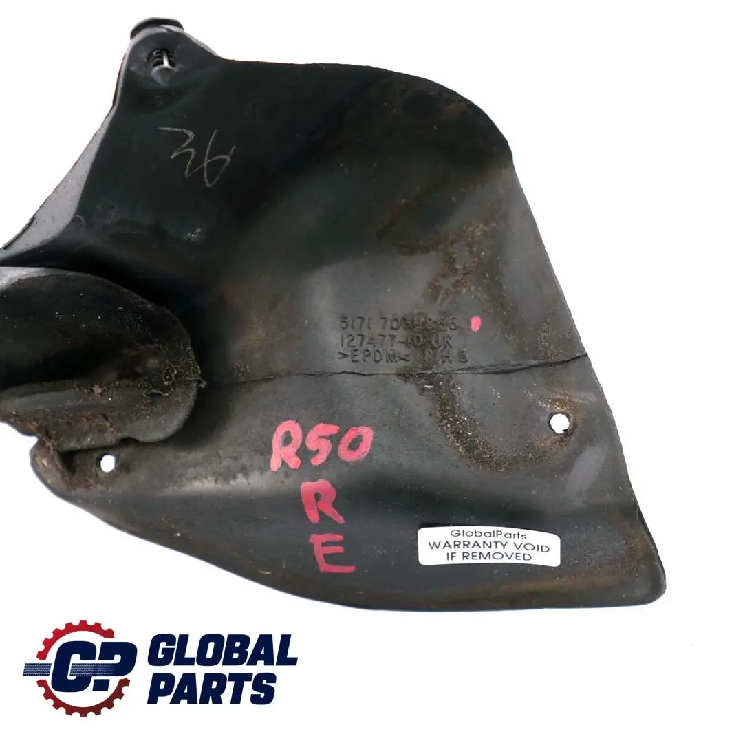 Mini Cooper One Jcw R50 R52 R53 Fensterschachtabdichtung Interno Destro - SKU 7039866 - Numero di parte 7039866