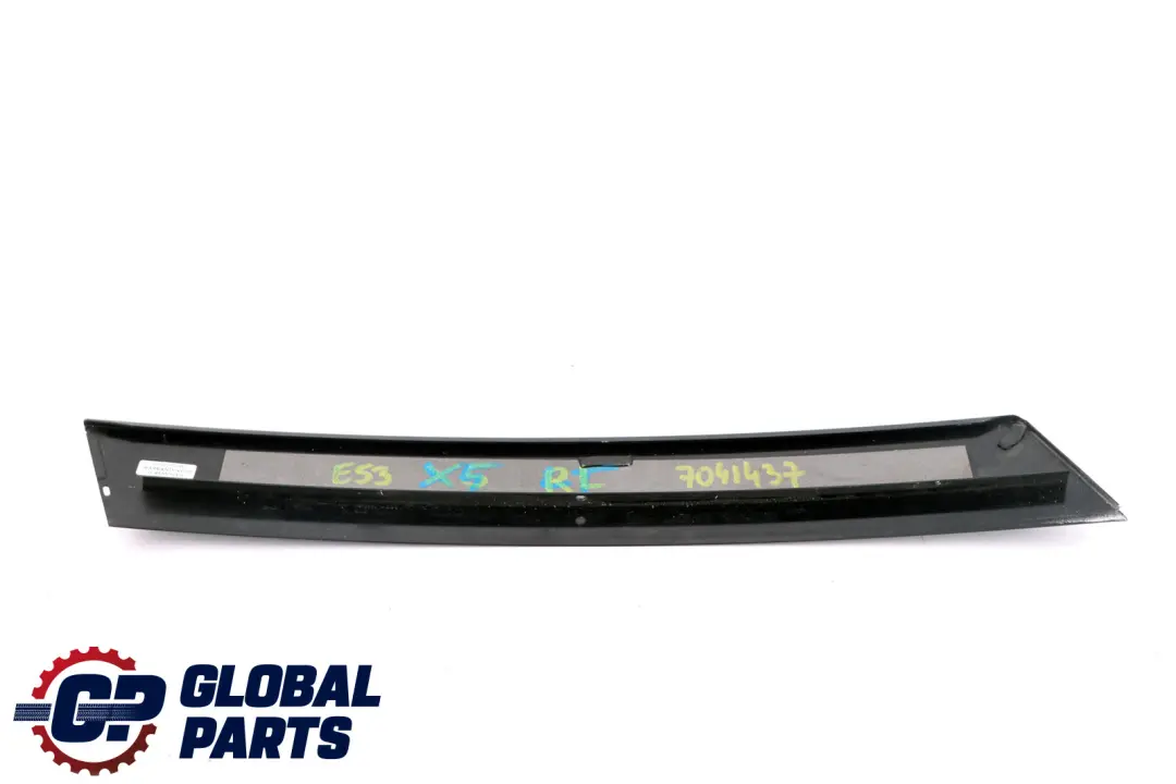 BMW X5 Series E53 Cover Column C Door Rear Left Black Glanzschwarz - SKU 7041437 - Part number 7041437