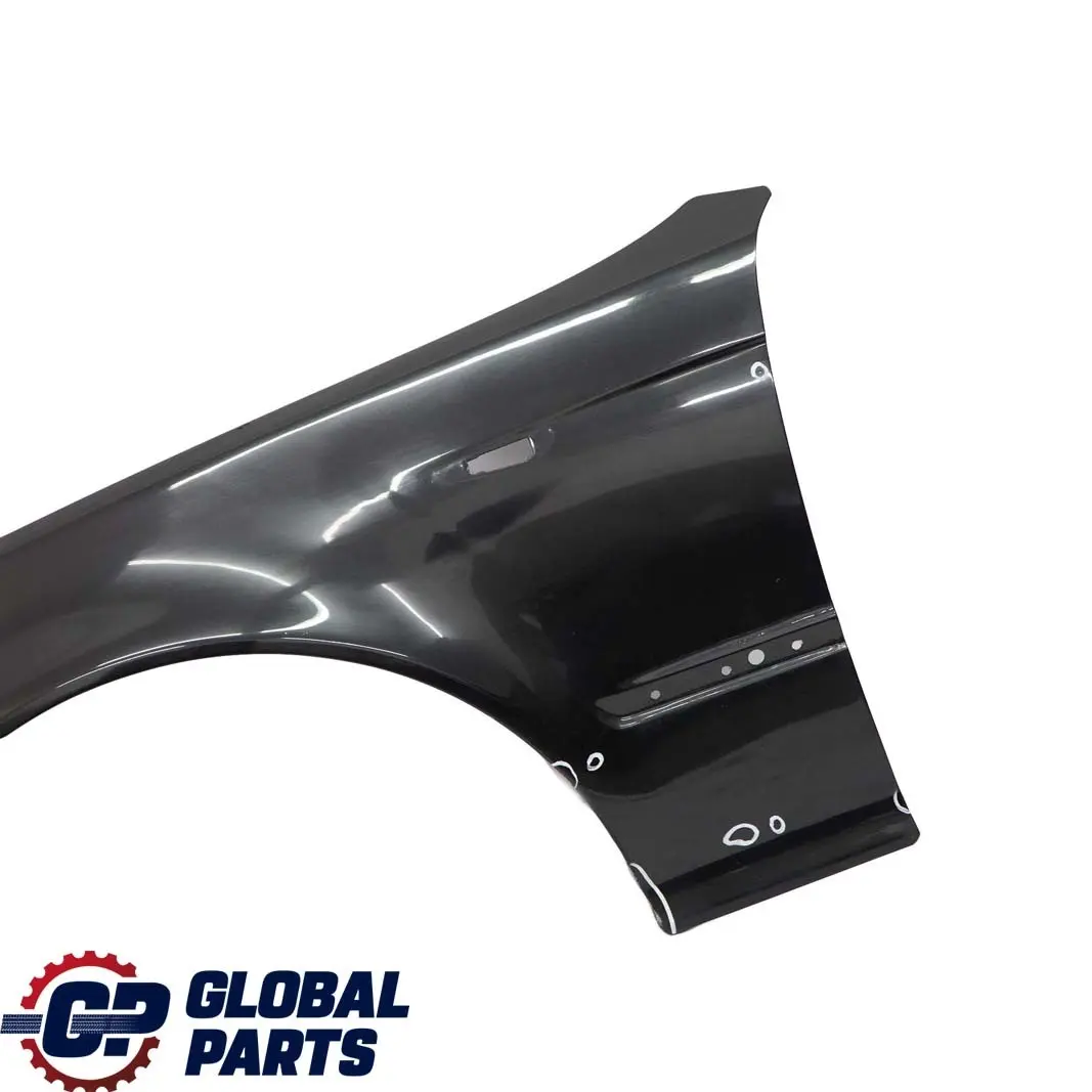 Front Left N/S Side Panel Fender Wing Black Sapphire to BMW 3 E46 Saloon Touring with Part number 7042323 BMW 3 E46 Saloon Touring Front Left N/S Side Panel Fender Wing Black Sapphire - SKU 7042323-BS - Part number 7042323