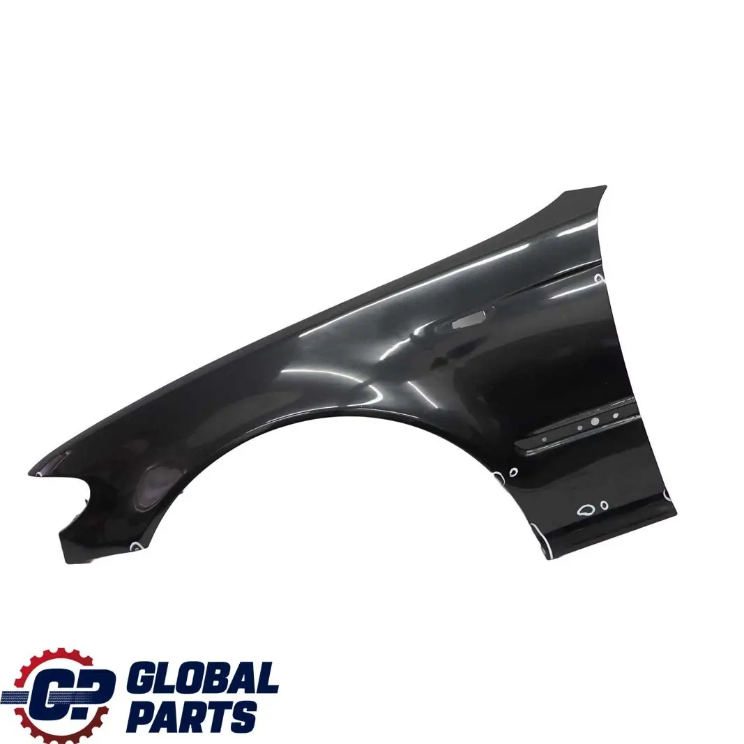 Front Left N/S Side Panel Fender Wing Black Sapphire to BMW 3 E46 Saloon Touring with Part number 7042323 BMW 3 E46 Saloon Touring Front Left N/S Side Panel Fender Wing Black Sapphire - SKU 7042323-BS - Part number 7042323