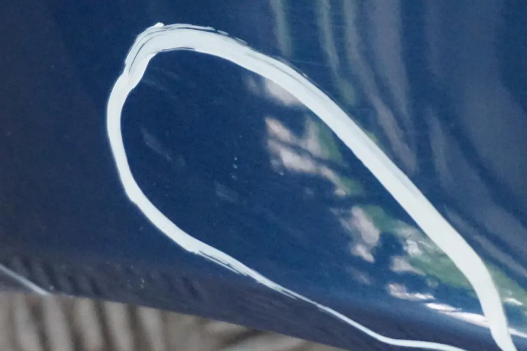 BMW E46 Błotnik lewy przód przedni Topasblau - SKU 7042323-TPB - Numer Części 7042323