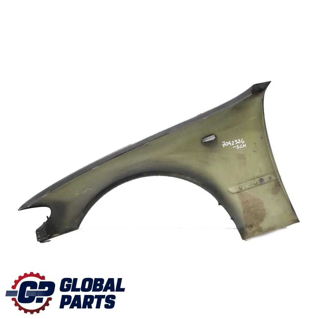 BMW 3 E46 Saloon Touring Front Right O/S Side Panel Fender Wing Schwarz 2 Black - SKU 7042324-SCH - Part number 7042324