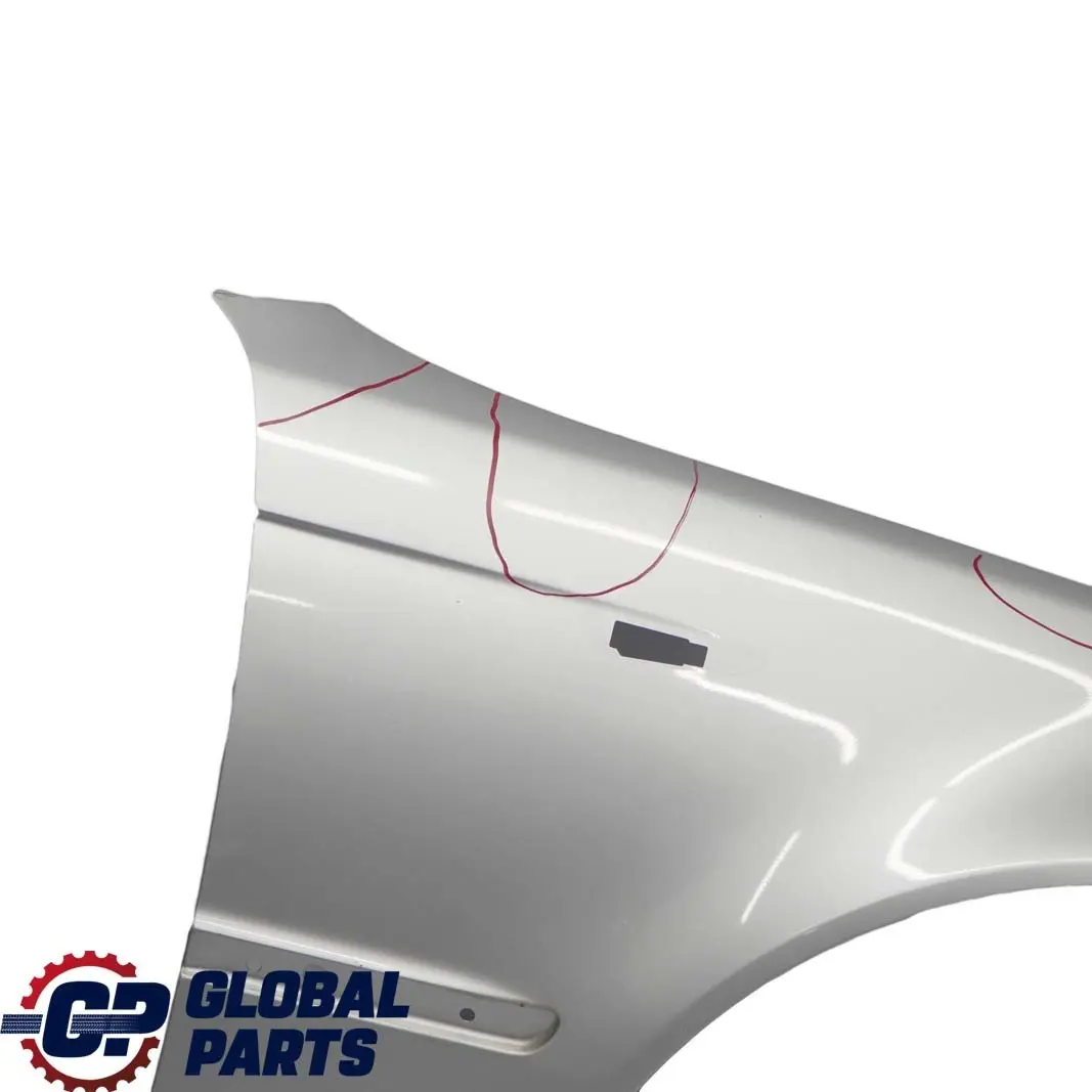 Front Right O/S Side Panel Fender Wing Titansilber - 354 to BMW E46 Saloon Touring with Part number 7042324 BMW E46 Saloon Touring Front Right O/S Side Panel Fender Wing Titansilber - 354 - SKU 7042324-TS - Part number 7042324