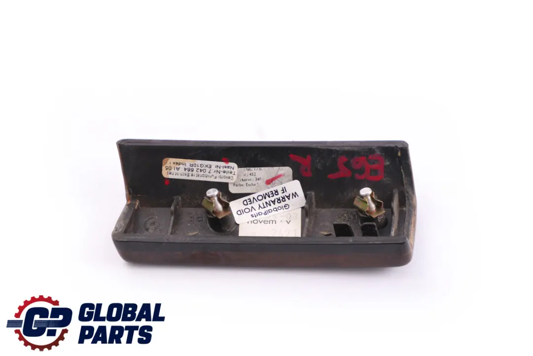 BMW 7 Series E65 Wood Panel Module Carrier Trim Right O/S Esche Hell - SKU 7042664 - Part number 7042664