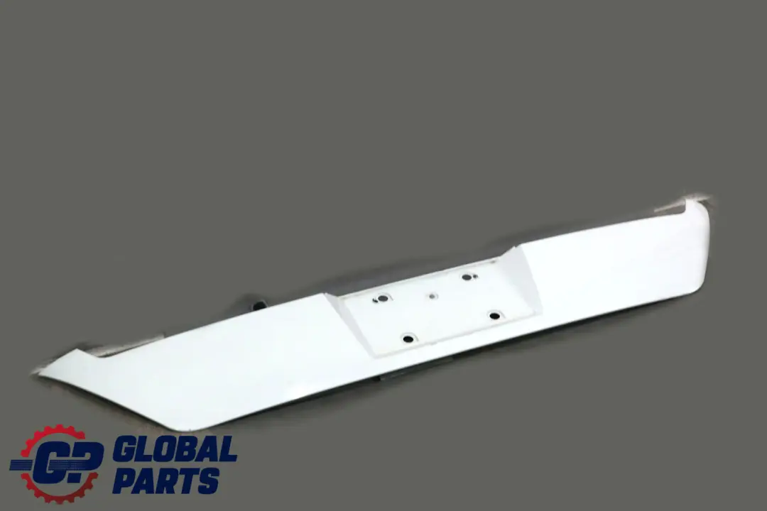 Japan Tailgate Trunk Lid Finisher Licence Holder Alpine White 300 to BMW 7 E65 with Part number 7042952 BMW 7 E65 Japan Tailgate Trunk Lid Finisher Licence Holder Alpine White 300 - SKU 7042952-AW - Part number 7042952