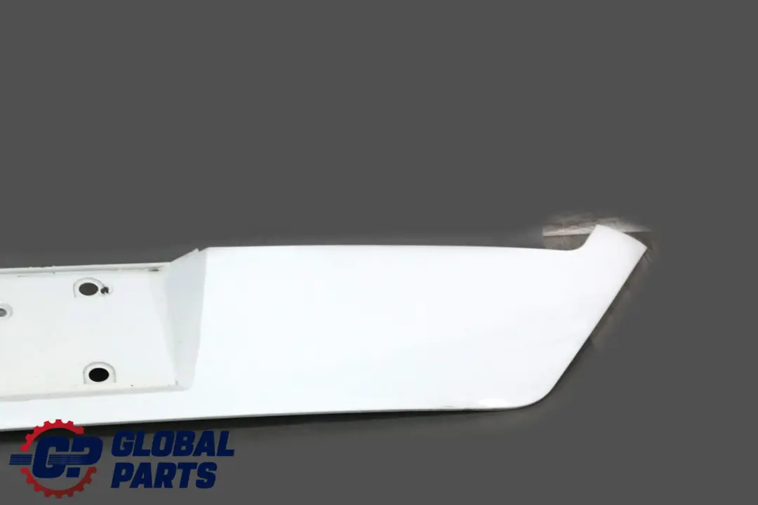Japan Tailgate Trunk Lid Finisher Licence Holder Alpine White 300 to BMW 7 E65 with Part number 7042952 BMW 7 E65 Japan Tailgate Trunk Lid Finisher Licence Holder Alpine White 300 - SKU 7042952-AW - Part number 7042952