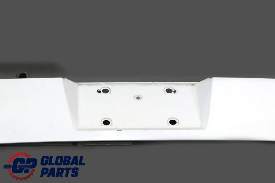 BMW 7 E65 Japan Tailgate Trunk Lid Finisher Licence Holder Alpine White 300 - SKU 7042952-AW - Part number 7042952