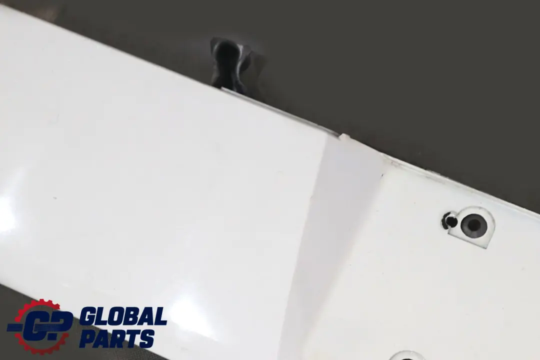 BMW 7 E65 Japan Tailgate Trunk Lid Finisher Licence Holder Alpine White 300 - SKU 7042952-AW - Part number 7042952
