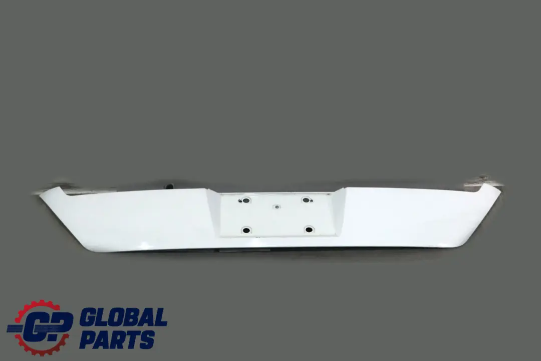 Japan Tailgate Trunk Lid Finisher Licence Holder Alpine White 300 to BMW 7 E65 with Part number 7042952 BMW 7 E65 Japan Tailgate Trunk Lid Finisher Licence Holder Alpine White 300 - SKU 7042952-AW - Part number 7042952