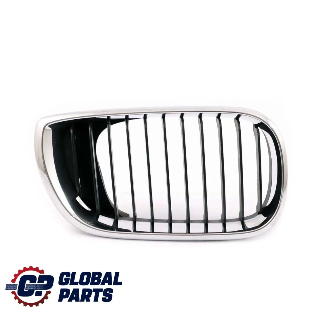 BMW 3 E46 Saloon Front Bumper Centre Grille Right O/S Black Chrome 7042962