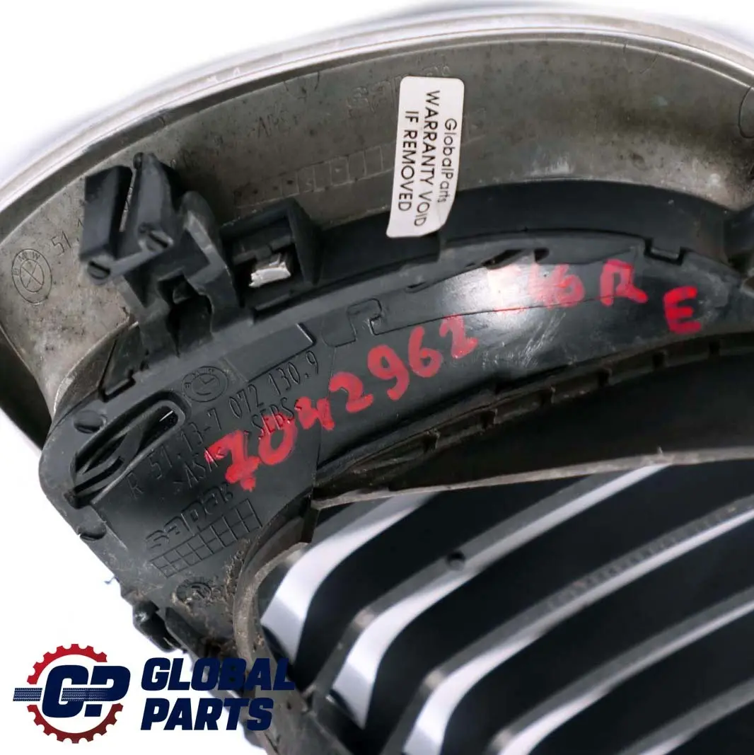 BMW 3 er E46 Limousine Frontstoßstange Ziergitter Rechts Schwarz Chrom - SKU 7042962 - Teilenummer 7042962