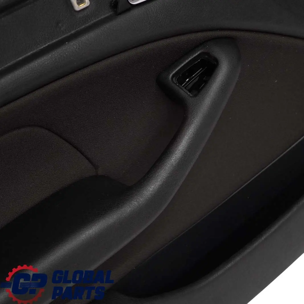BMW 3 E46 Saloon Touring Front Left N/S Trim Panel Door Card Cloth Anthracite - SKU 7043051 - Part number 7043051