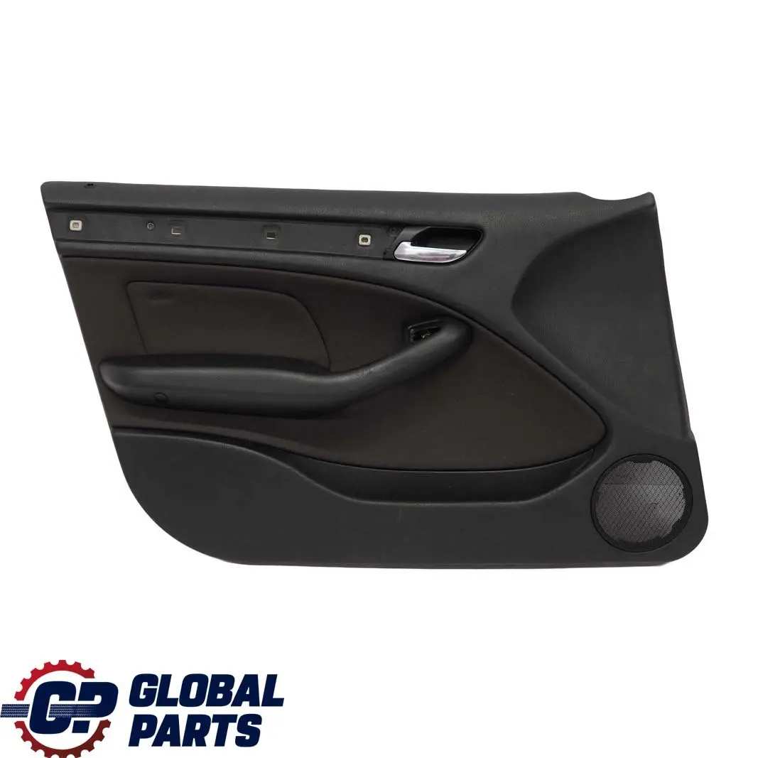 BMW 3 E46 Saloon Touring Front Left N/S Trim Panel Door Card Cloth Anthracite - SKU 7043051 - Part number 7043051