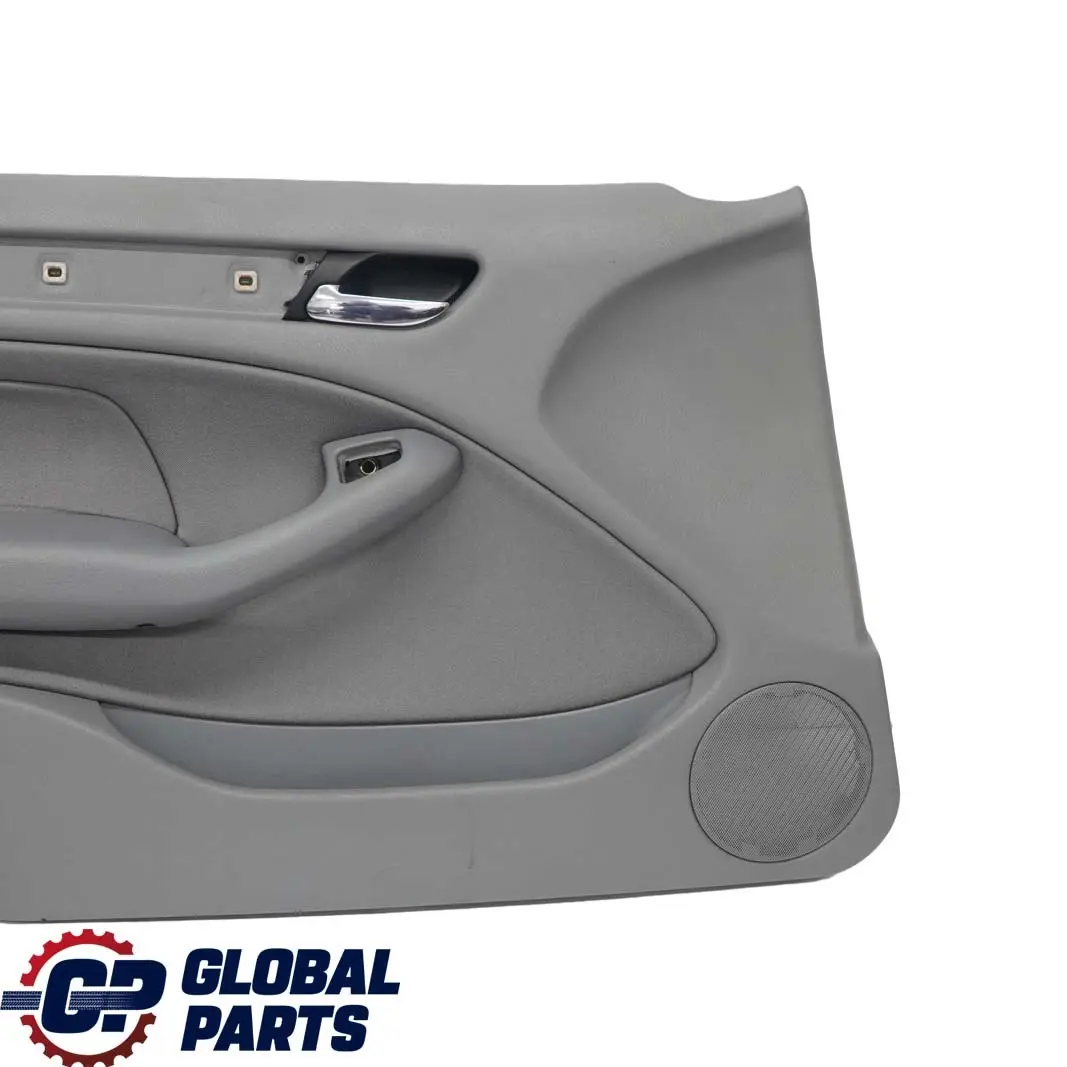 BMW 3 E46 Saloon Touring Front Left N/S Trim Panel Door Card Cloth Fabric Grey - SKU 7043053 - Part number 7043053