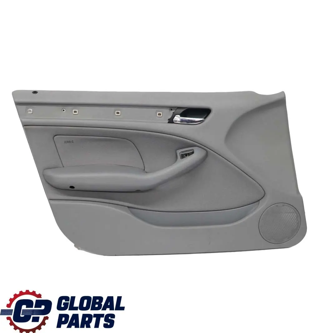 BMW 3 E46 Saloon Touring Front Left N/S Trim Panel Door Card Cloth Fabric Grey - SKU 7043053 - Part number 7043053