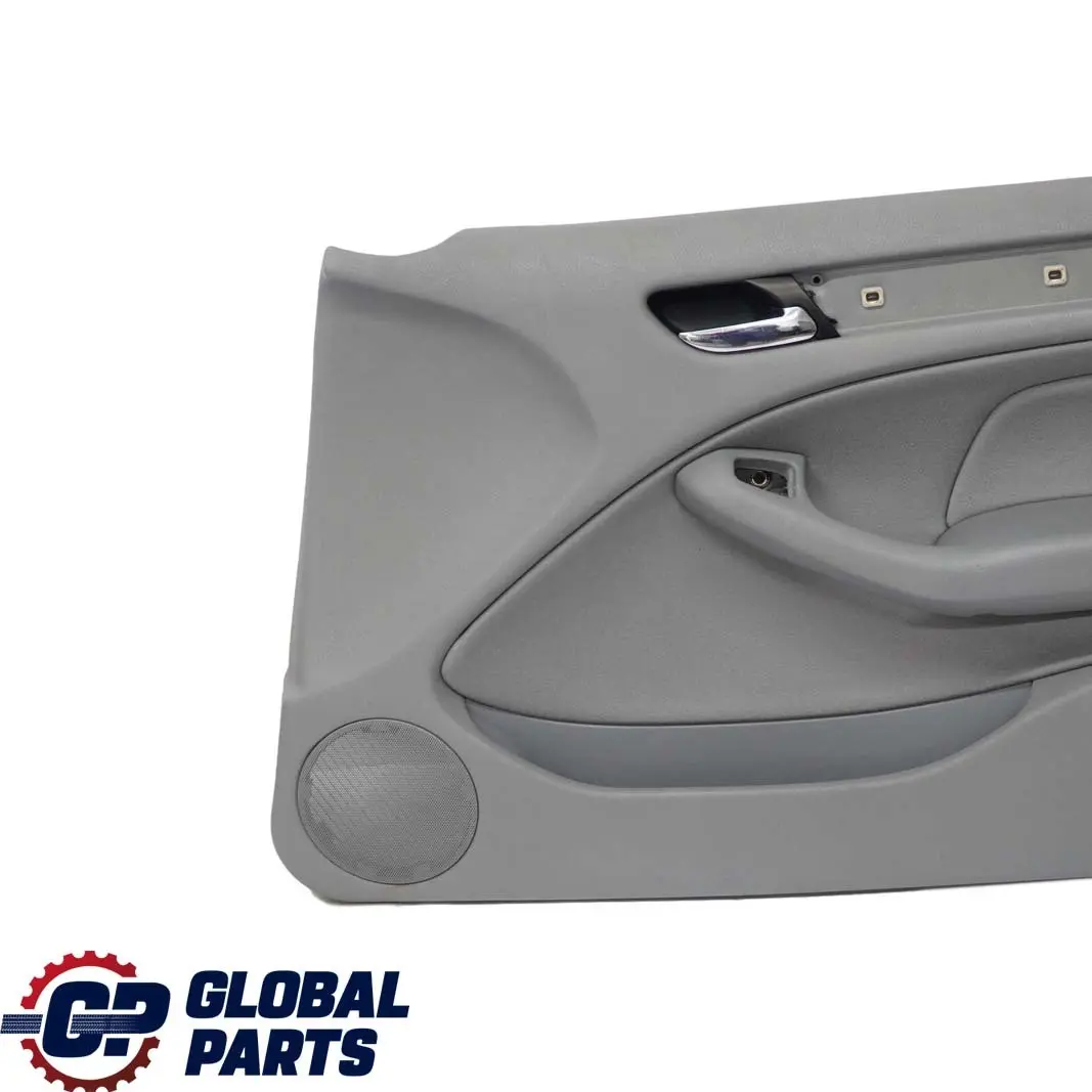 Front Right O/S Trim Panel Door Card Cloth Fabric Grey to BMW 3 E46 Saloon Touring with Part number 7043054 BMW 3 E46 Saloon Touring Front Right O/S Trim Panel Door Card Cloth Fabric Grey - SKU 7043054 - Part number 7043054