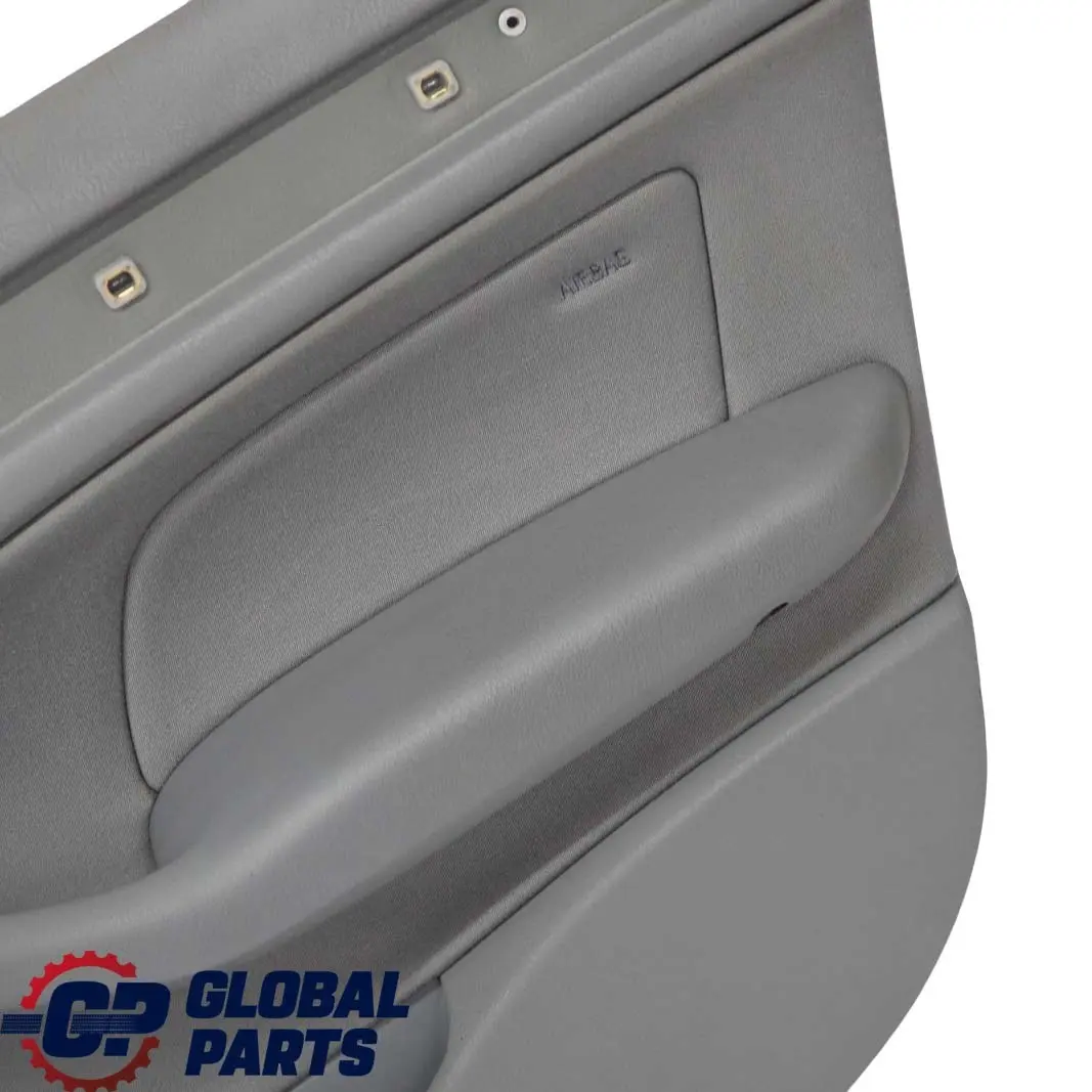 BMW 3 E46 Saloon Touring Front Right O/S Trim Panel Door Card Cloth Fabric Grey - SKU 7043054 - Part number 7043054