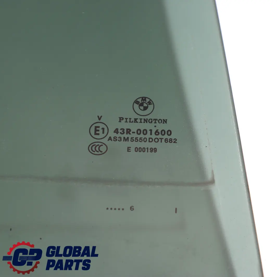 BMW 6 Series E66 Rear Right Side Door O/S Window Glass Black AS3 - SKU 7043600 - Part number 7043600