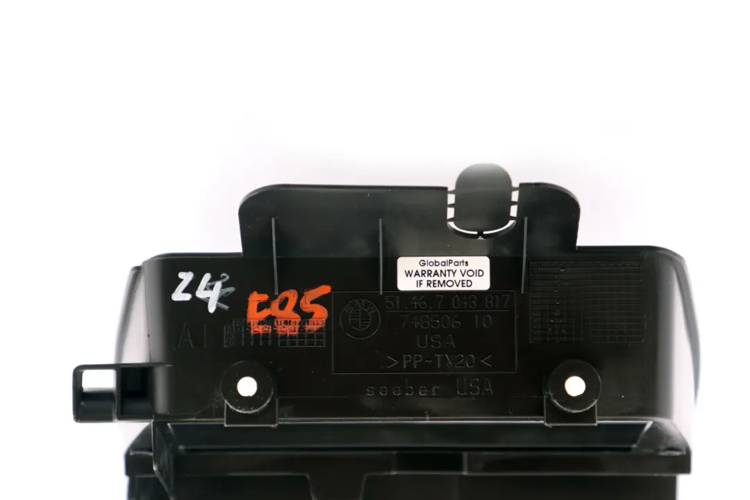 BMW Z4 Reihe E85 E86 Ablagefach SCHWARZ 5146 - SKU 7043817 - Teilenummer 7043817