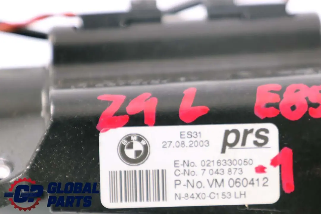 BMW Z4 E85 Lewy Zawias Zamek Dachu Dach - SKU 7043873-1 - Numer Części 7043873