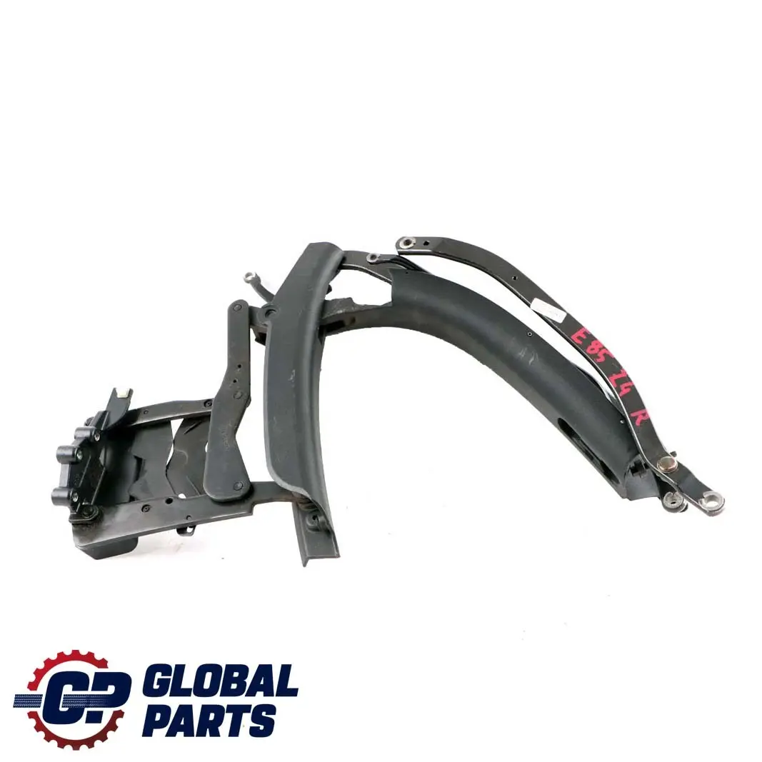 Folding Soft Top Roof Frame Right O/S Arm Hinge Lock to BMW Z4 E85 Roadster with Part number 7043874 BMW Z4 E85 Roadster Folding Soft Top Roof Frame Right O/S Arm Hinge Lock - SKU 7043874 - Part number 7043874