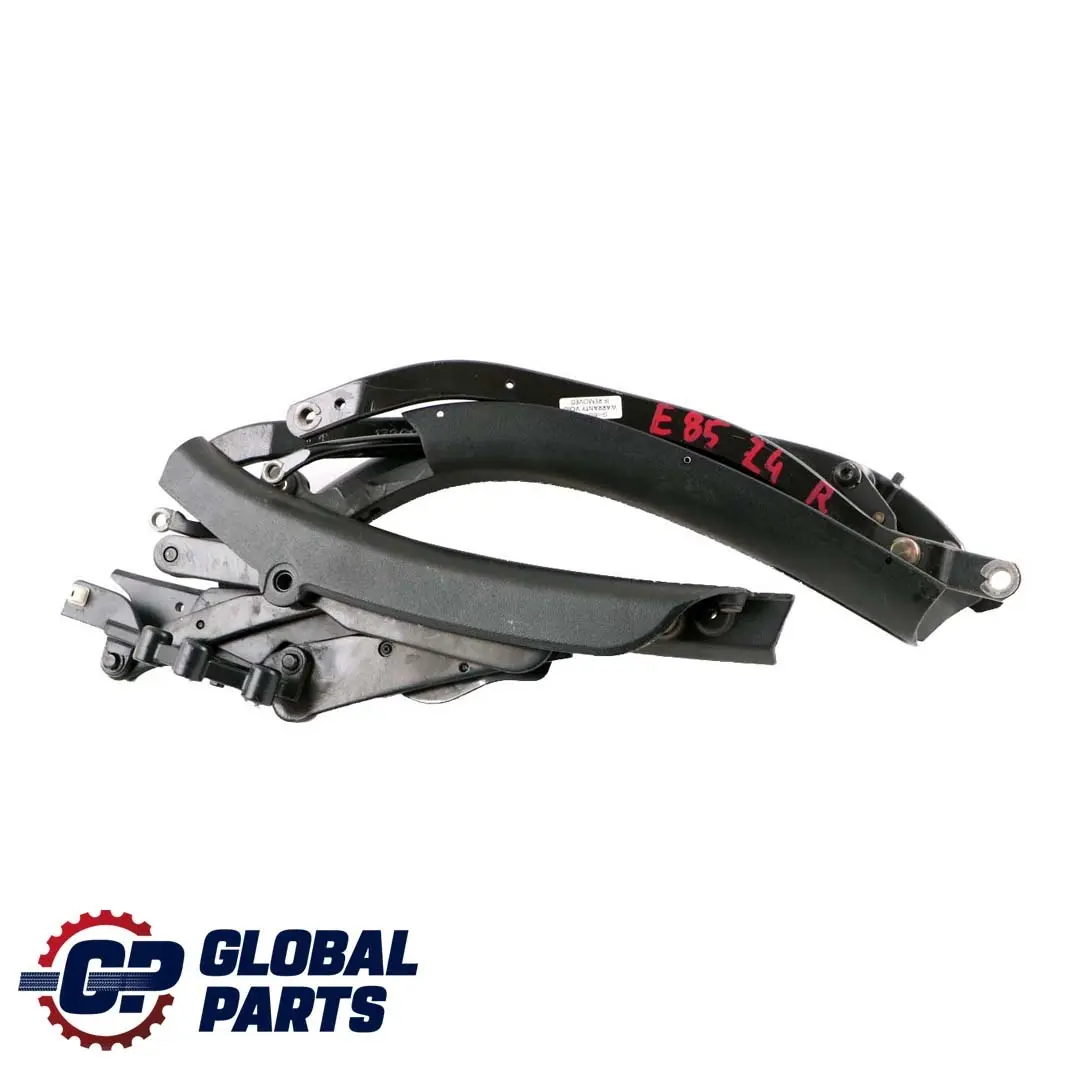 Toit souple pliant Cadre de toit Bras droit Charniere Verrouillage pour BMW Z4 E85 à propos du numéro de pièce 7043874 BMW Z4 E85 Toit souple pliant Cadre de toit Bras droit Charniere Verrouillage - SKU 7043874 - Numéro de pièce 7043874