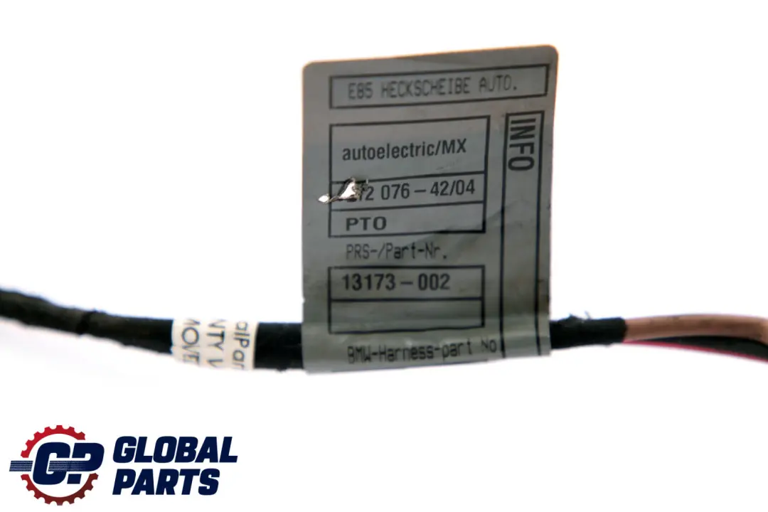 BMW Z4 Series E85 Cable Harness Wiring Folding Top Sliding Roof 7118854 - SKU 7043906 - Part number 7043906