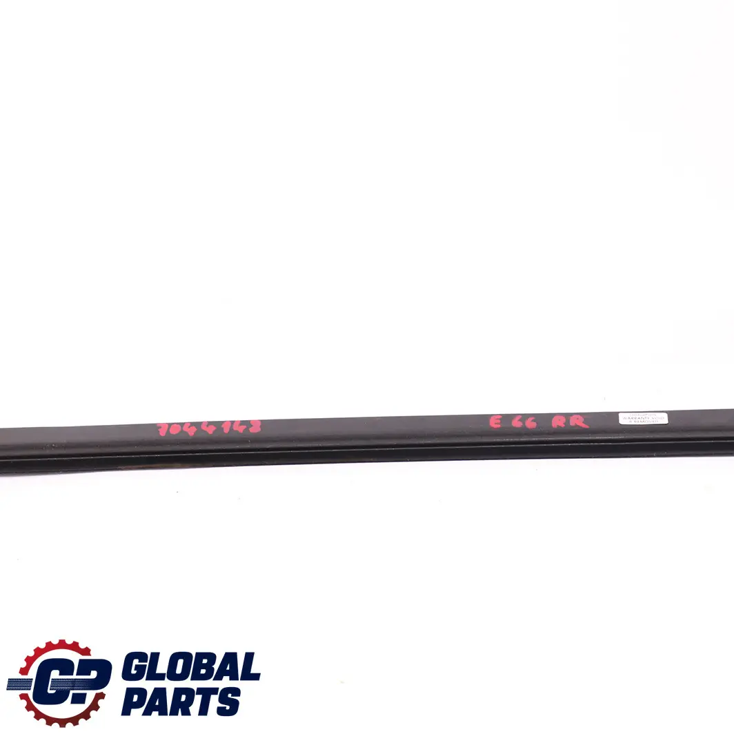 BMW E66 Inner Rear Right Door Window Channel Seal Strip Cover O/S - SKU 7044148 - Part number 7044148