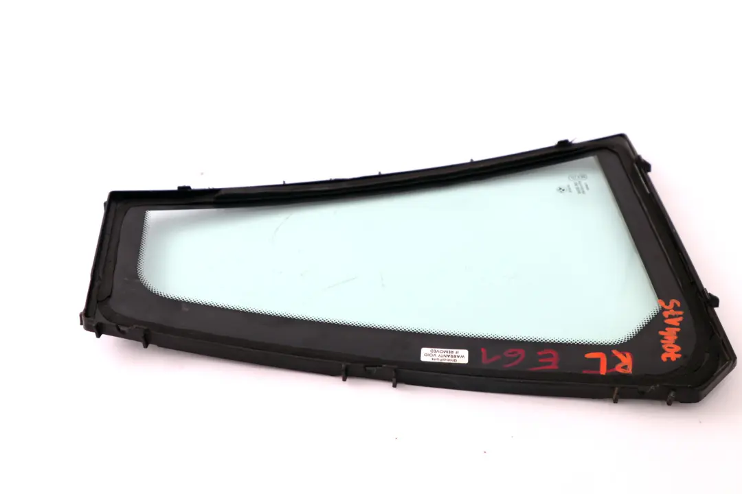 Ventana Trasera Fija Cristal Verde Izquierda AS2 para BMW E61 con número de pieza 7044175 BMW E61 Ventana Trasera Fija Cristal Verde Izquierda AS2 - SKU 7044175 - Número de pieza 7044175