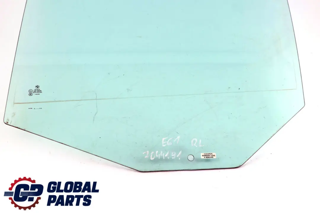 Finestrino Verde Porta Posteriore Sinistra per BMW E61 Touring con numero di parte 7044191 BMW E61 Touring Finestrino Verde Porta Posteriore Sinistra - SKU 7044191 - Numero di parte 7044191