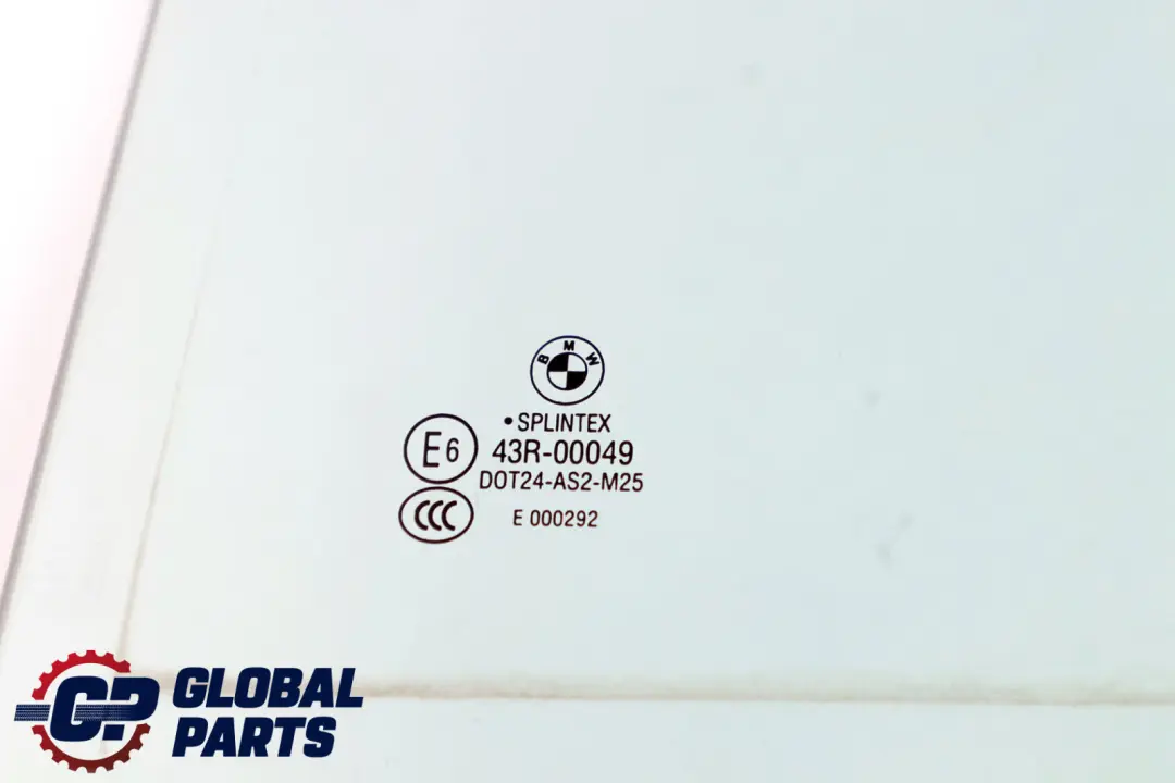 Ventana Lateral Verde Cristal Puerta Trasera Izquierda para BMW E61 Touring Estate con número de pieza 7044191 BMW E61 Touring Estate Ventana Lateral Verde Cristal Puerta Trasera Izquierda - SKU 7044191 - Número de pieza 7044191