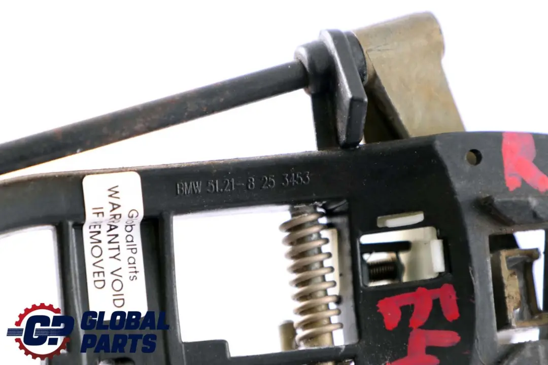 Carrier Outside Door Handle Rear Left N/S 8253453 to BMW 3 Series E46 with Part number 7044841 BMW 3 Series E46 Carrier Outside Door Handle Rear Left N/S 8253453 - SKU 7044841 - Part number 7044841