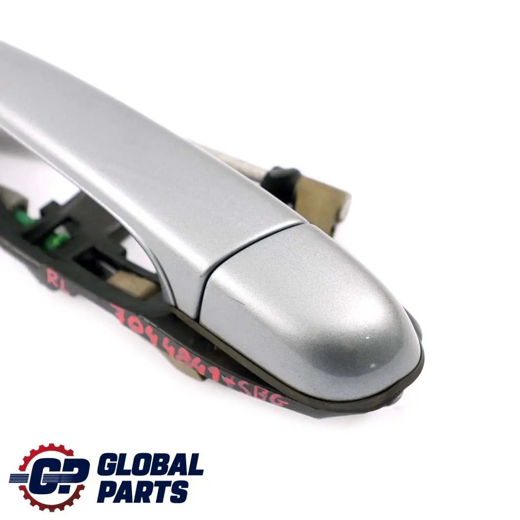 BMW 3 Series E46 Outside Door Handle Rear Left N/S Silbergrau Silver Grey A08 - SKU 7044841-SBG - Part number 7044841